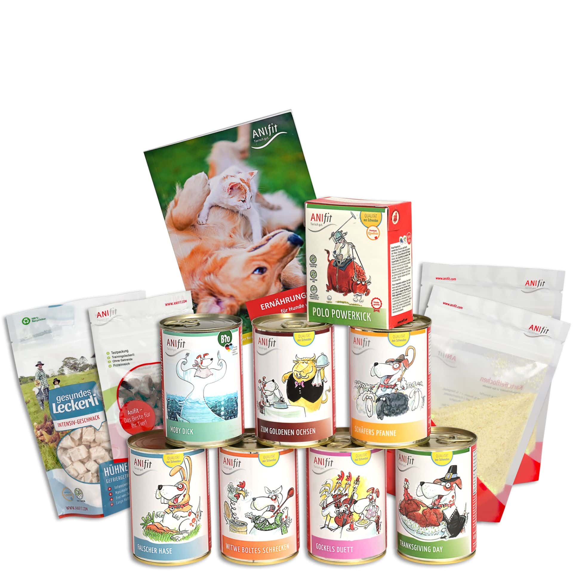 Hunde Schnupperpaket Nassfutter 400g getreidefrei | Anifit