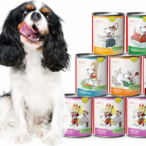 Hunde-Schnupperpaket 400g (1 Set mit verschiedenen Sorten / Flocken / Testpackungen)