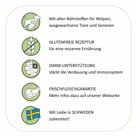 Hund Hundefutter Nassfutter Falscher Hase 400g 6 Stück -4- Anifit