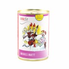 Hund Nassfutter Gockels Duett 400g 6 Stück -1- Anifit
