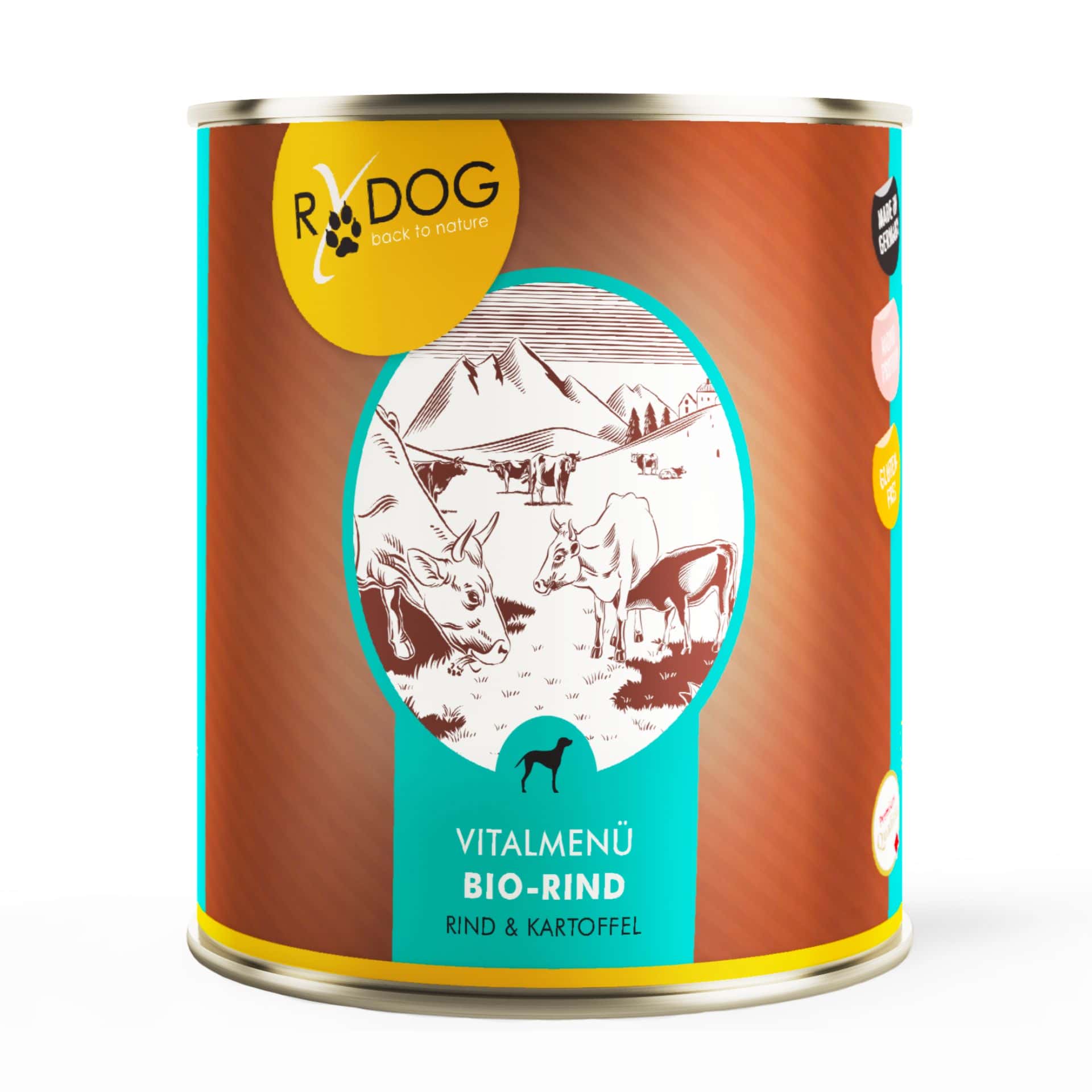RyDog Bio-Rind Vitalmen 800g: Nassfutter Hund | Anifit